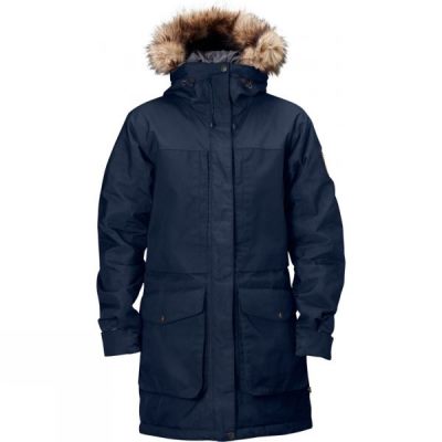 Parka Fjallraven Barents W Mujer Azul Marino - Chile LJB578936